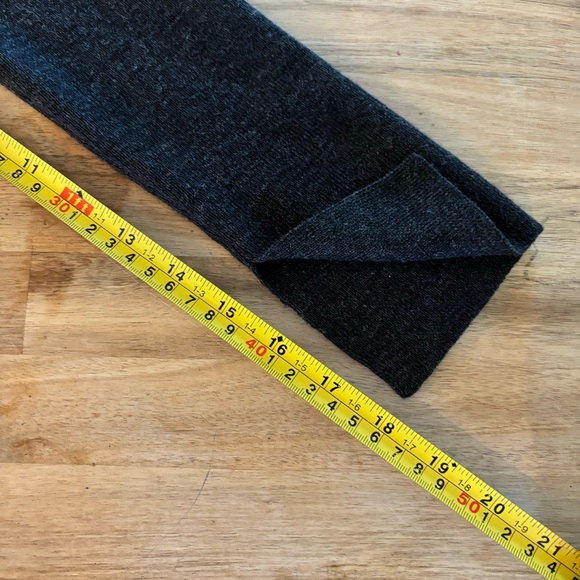 Banana Republic Charcoal Grey Merino Wool Wrap Cardigan S - Picture 9 of 11